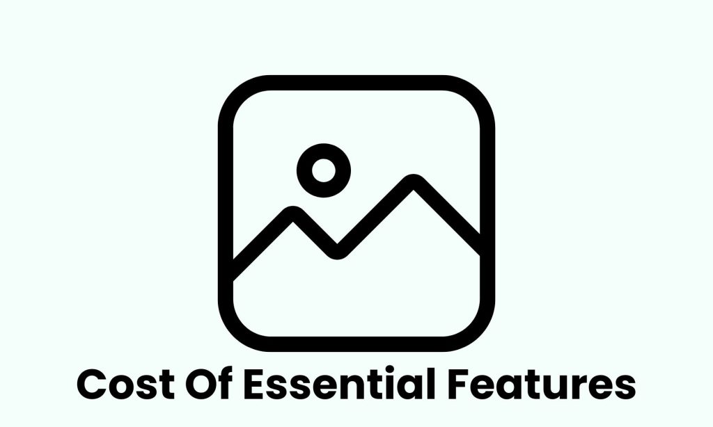 photography website essential features and functions cost
