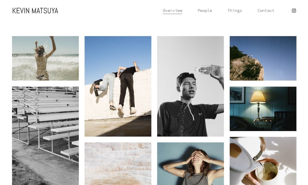 matsuya photography website template