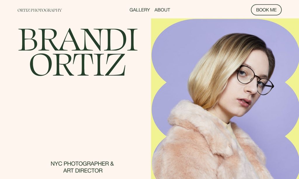 ortiz photography website template