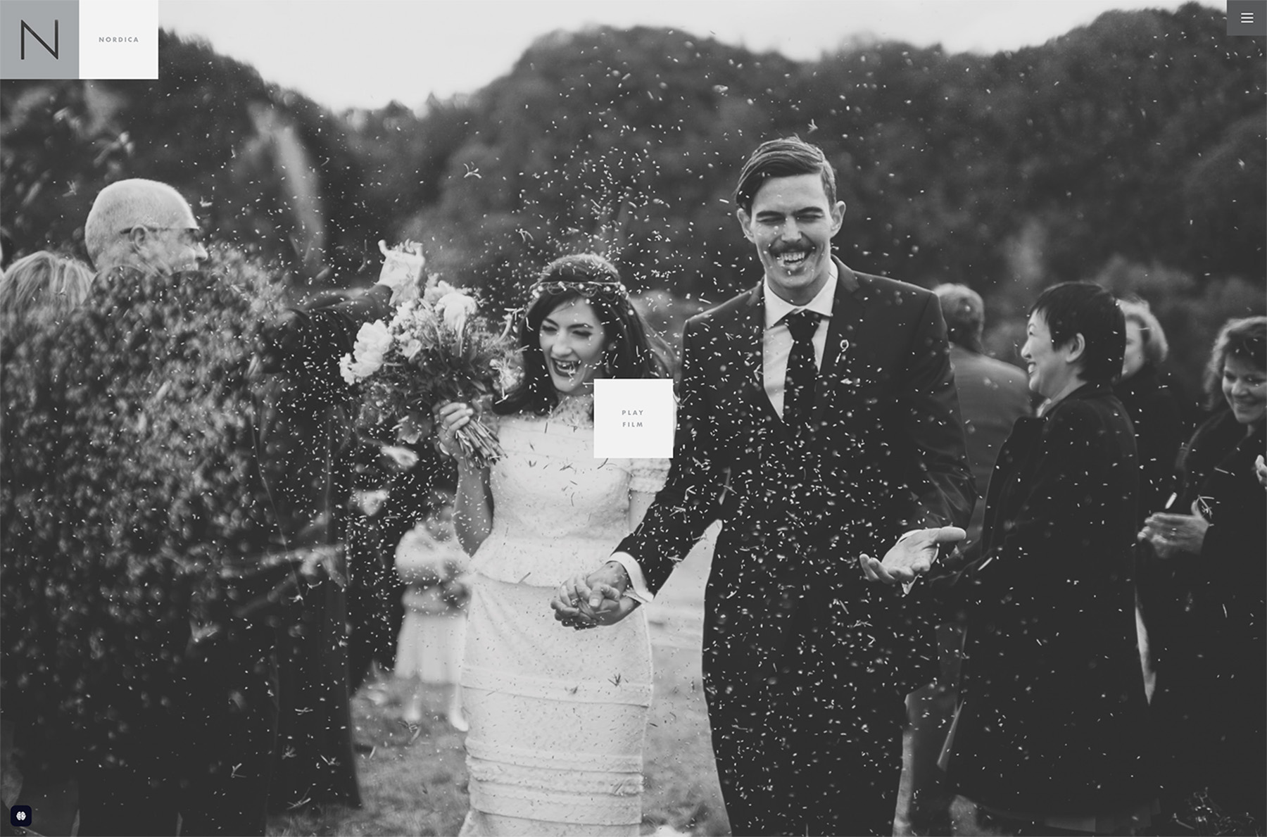 Nordic Photography - fullscreen photography website example